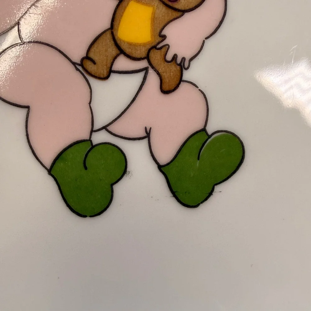 Vintage 1974 Chadwick-Miller Baby Teddy Bear Decorative Plate Japan 7.5 Inch